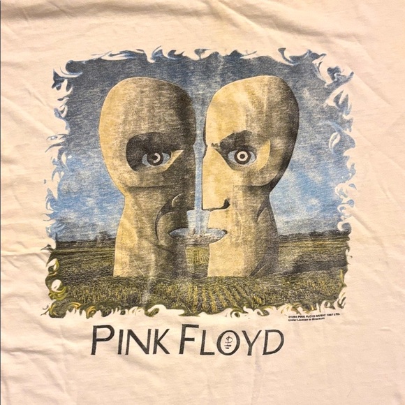 Vintage 1994 XL Pink Floyd The Division Bell Tour Concert T-Shirt Brockum Tee - Picture 2 of 6